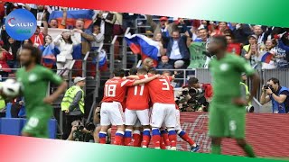 Russia Arabia Saudita 50 highlights e gol della partita Mondiali 2018 gruppo A [upl. by Eustache]