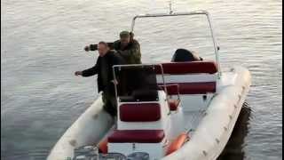 Russians On Boat Drop Grenade [upl. by Aihsotan843]