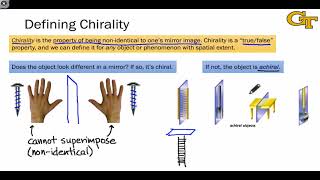 0702 A Formal Definition of Chirality [upl. by Willmert]