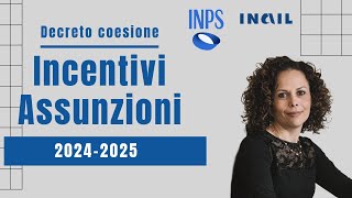 INCENTIVI per assunzioni UNDER 35 e DONNE svantaggiate 20242025 [upl. by Piers]