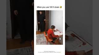 When you use 100  brain 🤣meme explore song [upl. by Arbed672]