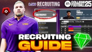 The BEST Recruiting Guide in College Football 25 Dynasty Mode [upl. by Dnomder]