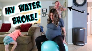 MY WATER BROKE PRANK ON HUSBAND💔 [upl. by Dhiman]