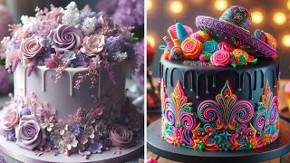 999 Oddly Satisfying Cake Decorating Compilation  Awesome Cake Decorating Ideas  So Tasty Cake [upl. by Adnoryt]