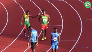 Boys 100m Final  Windward Islands School Games 2016 [upl. by Alta]