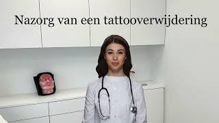 Nazorg van een tattooverwijdering [upl. by Lrub]