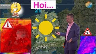 Erste kleine Hitzewelle in Sicht Nach Gewittern sonniger amp wärmer Wettervorhersage 1219072024 [upl. by Alraep852]