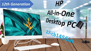 HP AllinOne 12th Generation Desktop Review HP AllinOne 27cb1456in Windows 11 PC Computer [upl. by Ikir185]