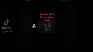 Resident Evil 2 Did You Know N64 residentevil nintendo [upl. by Juxon]