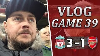 Liverpool 3 v 1 Arsenal  Another Sht Performance  Matchday Vlog  Game 39 [upl. by Irrehc]