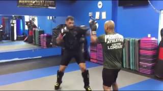 HECTOR LOMBARD VS THIAGO SILVA  SPARRING amp GRAPPLING MMA [upl. by Nah]