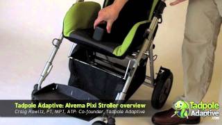 Tadpole Adaptive Alvema Pixi Special Needs Stroller [upl. by Randa]