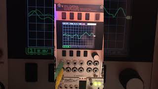 Analyzing waveforms with the lovely Data module from Mordax Systems synth modularsynth [upl. by Yrokcaz]