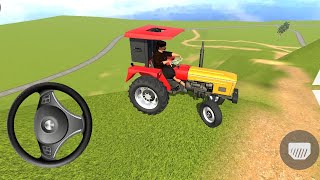 ✅Indian driving mahindra tractor simulator 🚜 New truck gameplay india games [upl. by Tamberg]