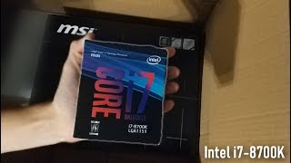 Building a PC from zero Intel i78700K GTX 1060 6GB [upl. by Jereme]