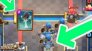 CHOZA de ESQUELETOS GIGANTES en CLASH ROYALE  CREANDO CARTAS en Clash Royale [upl. by Yatzeck]