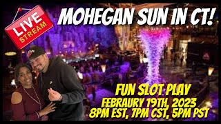 🔴LIVE SLOT PLAY AT MOHEGAN SUN CT slots casino slotmachines [upl. by Onairpic]