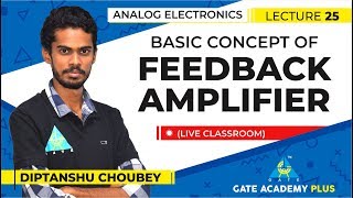 Analog Electronics I Basic Concept of Feedback Amplifier Lecture 25 [upl. by Ayenet]