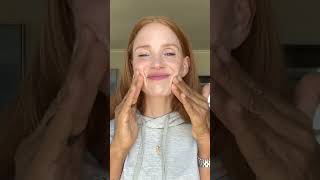 Jessica Chastain PhytoRetinol Clinical Cream Fake Hands Challenge [upl. by Dailey]