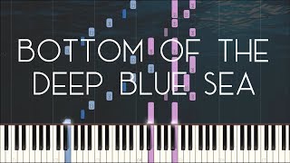 MISSIO  Bottom of the Deep Blue Sea Synthesia piano tutorial [upl. by Parlin]