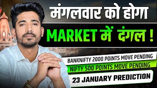 Nifty Prediction and Bank Nifty Analysis for Tuesday 23 January 2024 Bank Nifty Tomorrow [upl. by Chuu463]