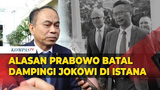 Prabowo Batal Dampingi Jokowi Ketemu CEO Microsoft Ini Kata Budi Arie [upl. by Seeto]