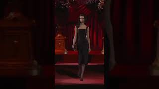 Zhenyakatava in Dolce amp Gabbana FallWinter 2019 FashionShow Catwalk [upl. by Flossy]