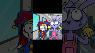 Dancing Train  Pomni x Jax the amazing digital circus memes shorts  어메이징 디지털 서커스 [upl. by Laikeze]