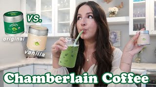 CHAMBERLAIN COFFEES VANILLA MATCHA REVIEW amp COMPARISON [upl. by Paucker661]