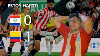 REACCIÓN  PARAGUAY 0 VS COLOMBIA 1  ELIMINATORIAS EEUU MÉXICO CANADÁ 2026  FECHA 6 [upl. by Ebenezer558]