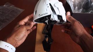 Overade Plixi Folding Bike Helmet White Unboxing [upl. by Brookner298]