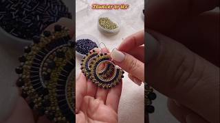 Beautiful earrings Tutorial  diy earrings  earring tutorial shortsfeed shorts viralshorts [upl. by Zoubek]