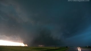 Largest Tornado EF5 El Reno Oklahoma 26 Miles Wide Megawedge May 31 2013 [upl. by Prud791]