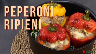 PEPERONI RIPIENI AL FORNO Ricetta Tradizionale Velocissima  ChefDeg Sfizioso [upl. by Aslam]