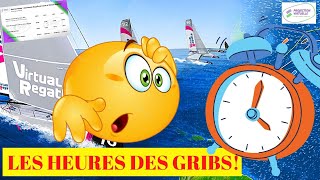 LES MAJ MÉTÉOS A QUELLE HEURE LES VENTS CHANGENT VOICI LES HEURES DES GRIBS SUR VIRTUAL REGATTA [upl. by Sivram]