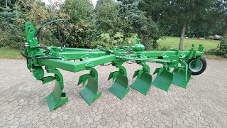 Krone 6 Schar Allround RL1405 rechts amp links Drehpflug mit hydraulischer Steinsicherung [upl. by Ahseenal199]