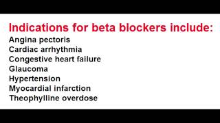 Beta Blockers  Clinical Use Side Effects amp Selectivity [upl. by Anal]