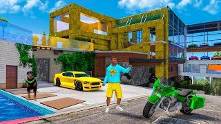 REFORMEI A MANSÃO DO FRANKLIN NO GTA 5 [upl. by Liryc674]