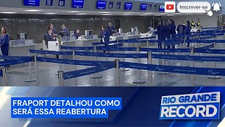 Salgado Filho aeroporto retoma voos a partir do dia 21 [upl. by Leahsim169]