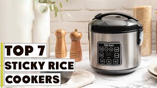 Top 7 Best Rice Cookers For Sticky Rice  Top Picks 2024 [upl. by Milburt]