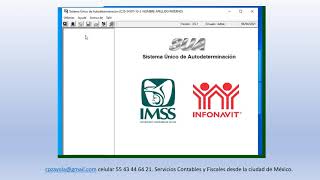 Contabilidad IMSSSUA 2021 ACTUALIZAR UMA Valor de INFONAVIT y PRIMA de RIESGO en el SUA 361 [upl. by Enidlareg22]
