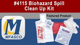 4115 Biohazard Spill Clean Up Kit [upl. by Adnilra988]