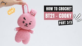 337  BT21  Cooky Bunny Amigurumi 33  Crochet Amigurumi  Beginners Tutorial  AmiSaigon [upl. by Goldwin525]