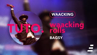 Waacking Dance Tutorial  quotWaacking Rollsquot Dance Tutorial With Bagsy PART 14 [upl. by Ardnaid271]