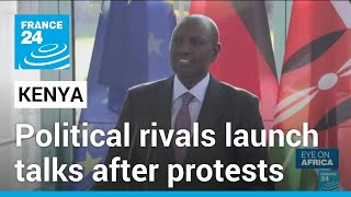 Kenya political rivals launch fresh talks after protests • FRANCE 24 English [upl. by Herries]