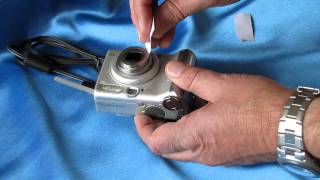 Fixing Lens Problems on a Digital Camera lens error lens stuck lens jammed dropped [upl. by Nnaer]