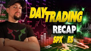 Day Trading Recap  SPX ES [upl. by Jary]