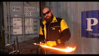 How to Light and Set a Neutral Flame with a Gas Cutting Torch [upl. by Weixel]