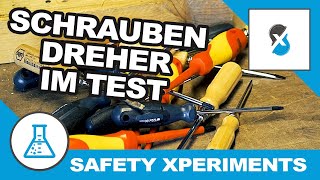 Schraubendreher im Test  Safety Xperiments [upl. by Ecilef]