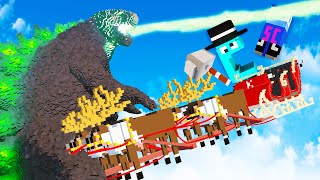 We Beat Up Godzilla with Mjolnir and Santas Sleigh in Teardown [upl. by Fiedling481]